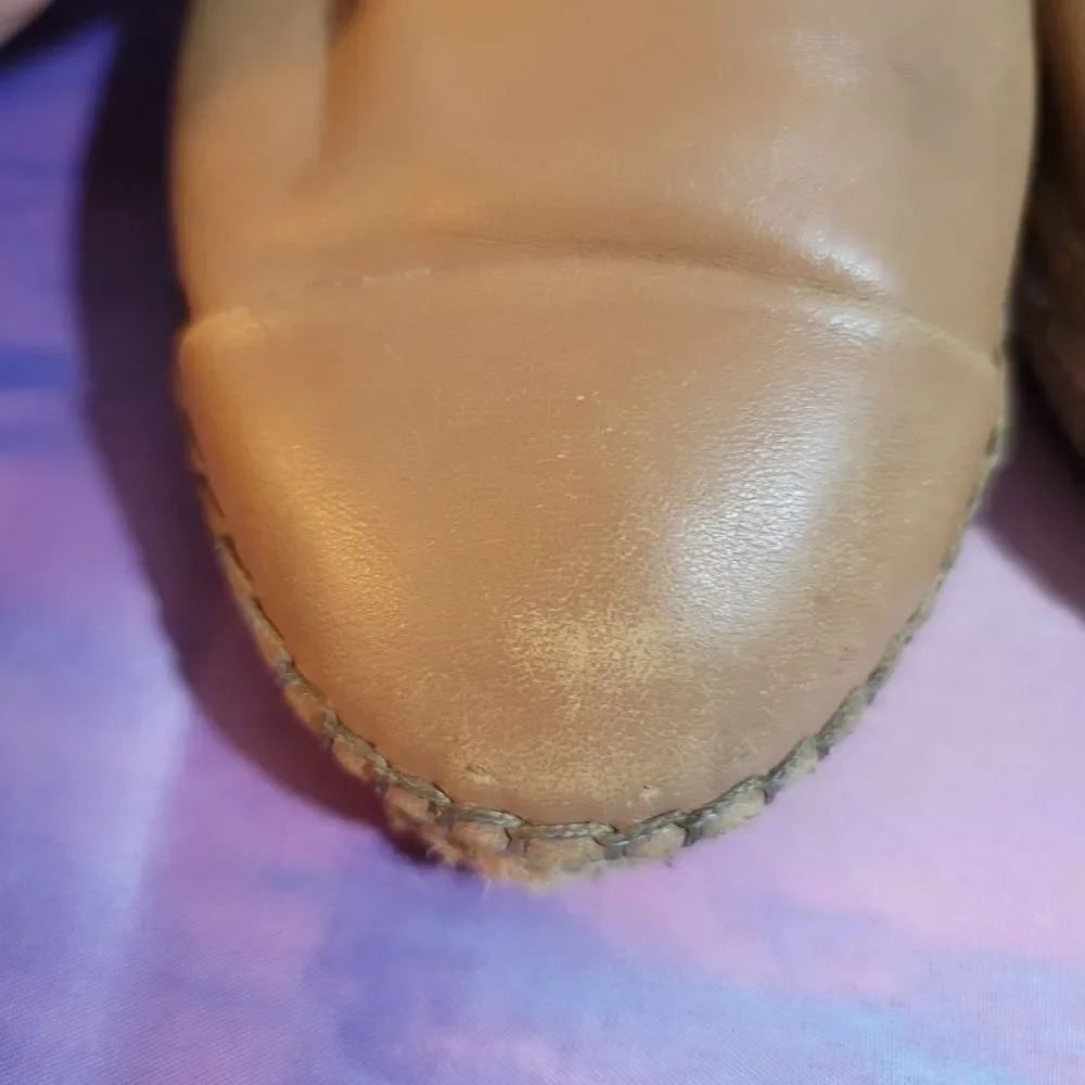 Prada Espadrilles With Bow - Beige Leather Size EU 37.5